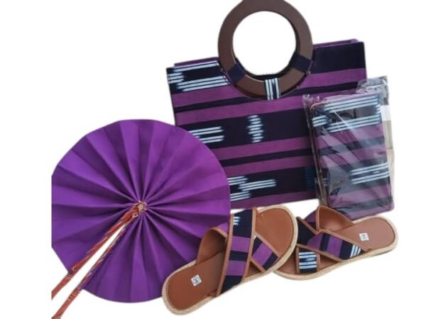 Sac & accessoires en pagne – Image 2