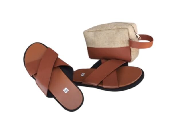 Chaussure & sac en pagnes – Image 3